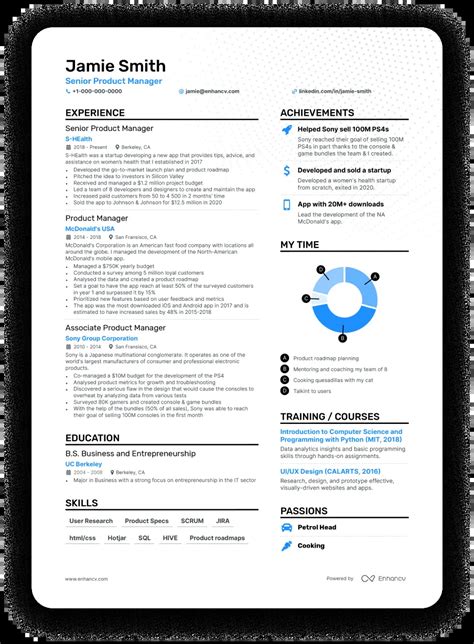 app.enhancv|Online CV Builder .